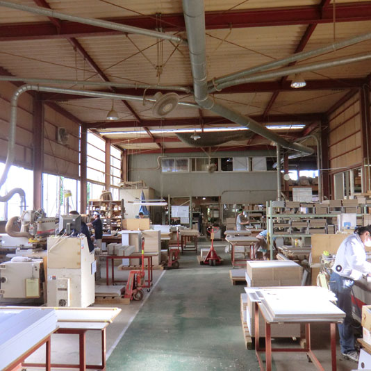 ミヤノ工芸工場の様子